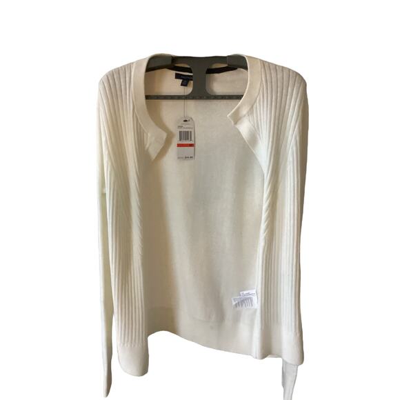 Nautica White Soft Sweater Size XS NWT See Description - Picture 2 of 8